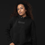 Embroidery #000000 "Black" Hoodie * NEW